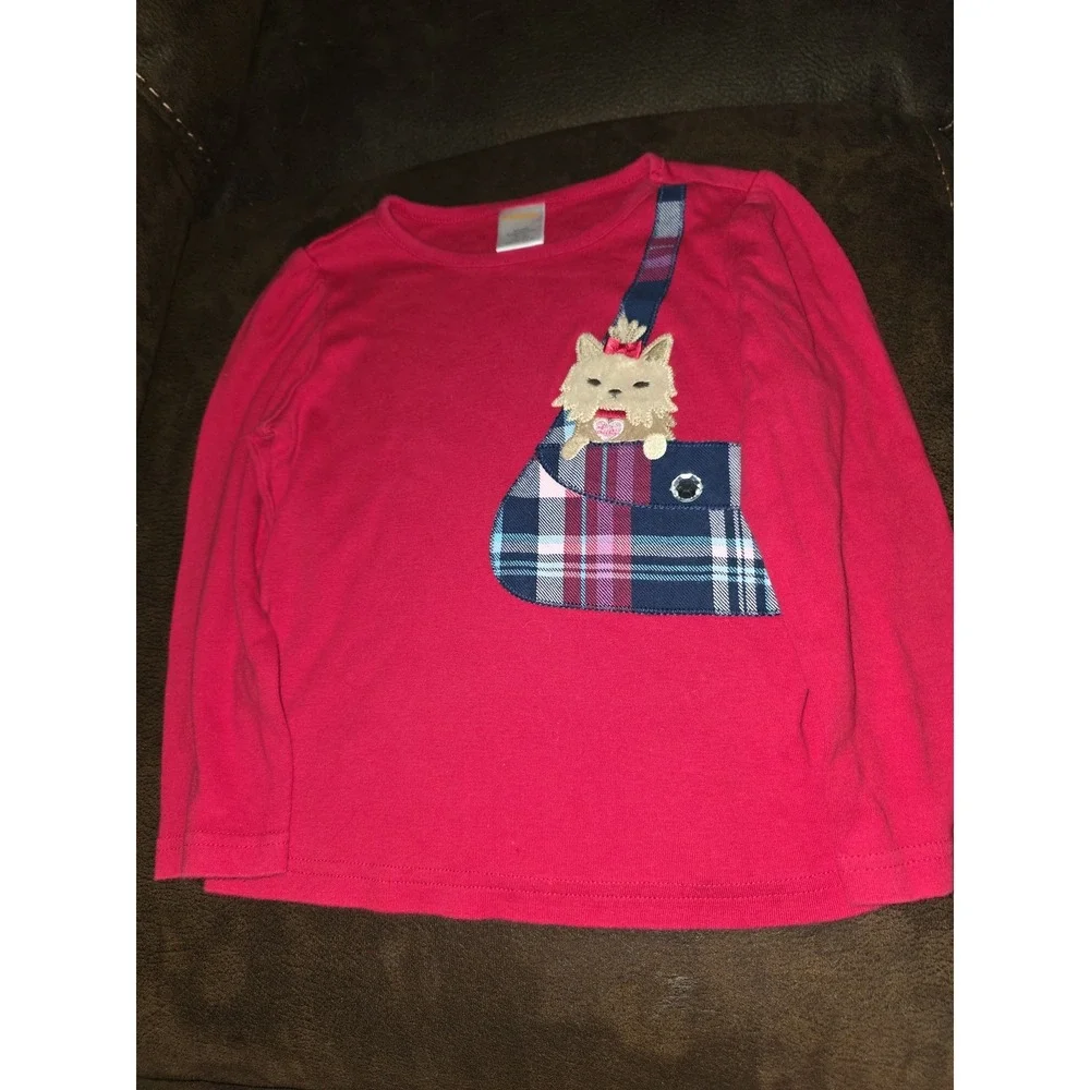 Gymboree outlet new york girl dog purse top size 4